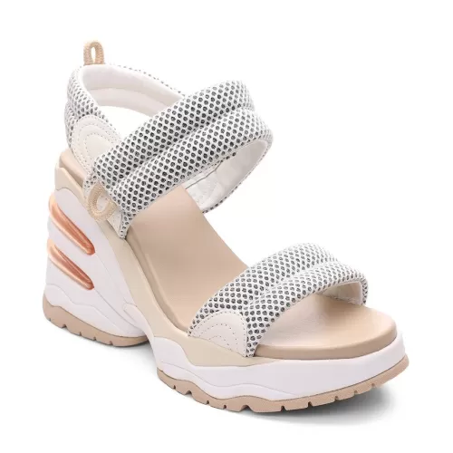 ASH Cosmos Platform Wedge Sandal | Platform Sandals | Black/Silver Outlet