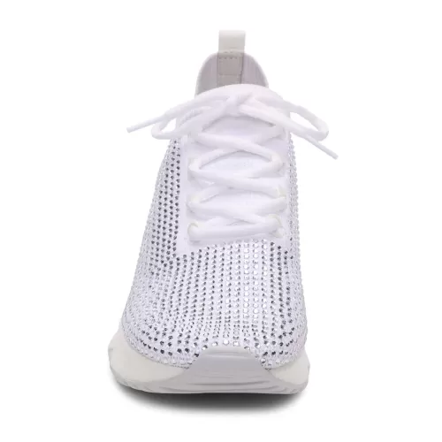 ASH Lucky Strass Embellished Knit Trainer White Cheap
