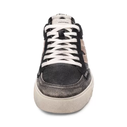 ASH Moonlight Vintage Metallic Sneaker Black/Gold Best Sale