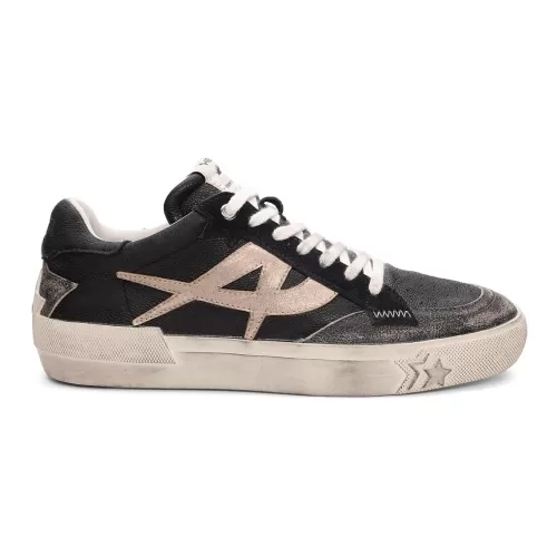 ASH Moonlight Vintage Metallic Sneaker Black/Gold Best Sale
