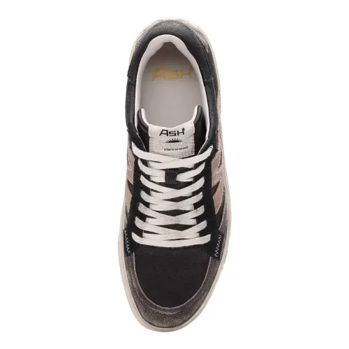 ASH Moonlight Vintage Metallic Sneaker Black/Gold Best Sale