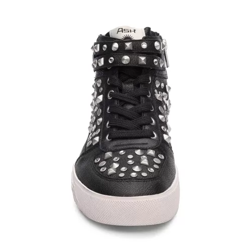 ASH Myriad Studded High Top Sneakers | Spiked Sneakers | Black Best