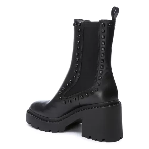 ASH Nico Bis Studded Booties | Studded Chelsea Boots | Black Best