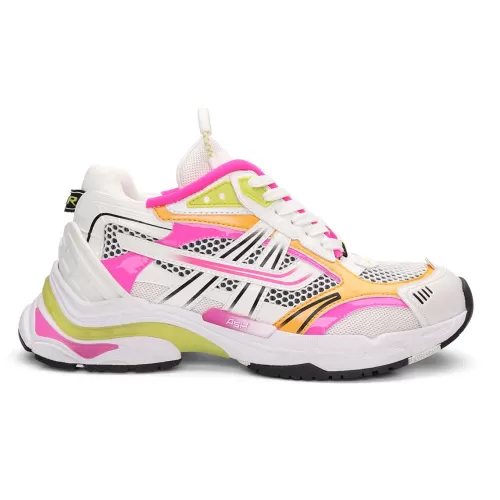 ASH Race Brights Fion Sneaker Fuschia/White/Black Best Sale