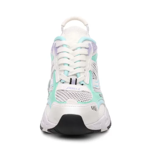 ASH Race Mesh Fion Sneaker White/HypeMint/Black Fashion