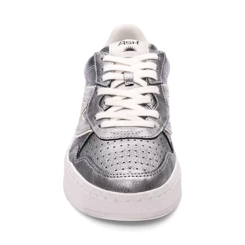 ASH Starlight Bis Vintage Silver Metallic Sneakers | DarkSilver/White Fashion