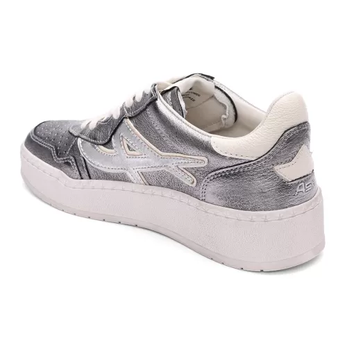 ASH Starlight Bis Vintage Silver Metallic Sneakers | DarkSilver/White Fashion