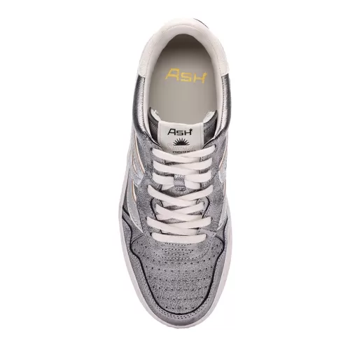 ASH Starlight Bis Vintage Silver Metallic Sneakers | DarkSilver/White Fashion