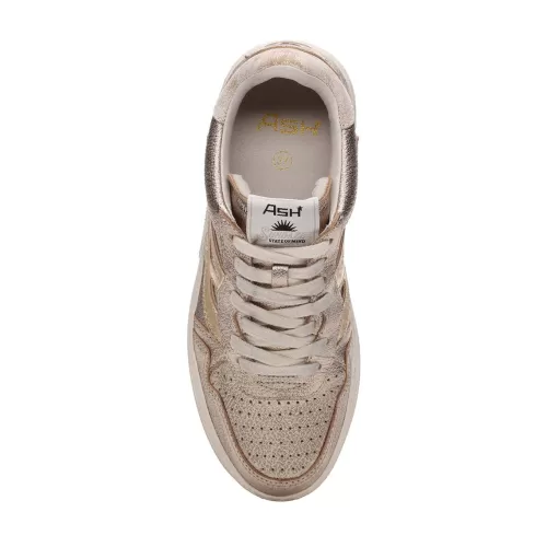 ASH Starlight Bis Vintage Silver Metallic Sneakers | DarkSilver/White Fashion